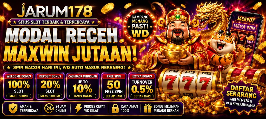 INDO178 small stake million profit banner — 100% prosperity 288 slot bonus, gold lion cashback, lion tier free spins