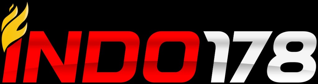 Official INDO178 gold-red lion logo — indo178joker.com premium gaming platform Indonesia